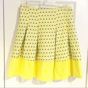 Yellow and blue skirt